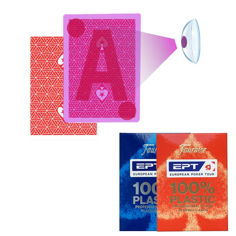 Marked Poker For UV Playing Card Lenses Fournier EPT Anti Cheating Poker Invisible Ink Board Game
Marked Poker For UV Playing Card Lenses Fournier EPT Anti Cheating Poker Invisible Ink Board Game