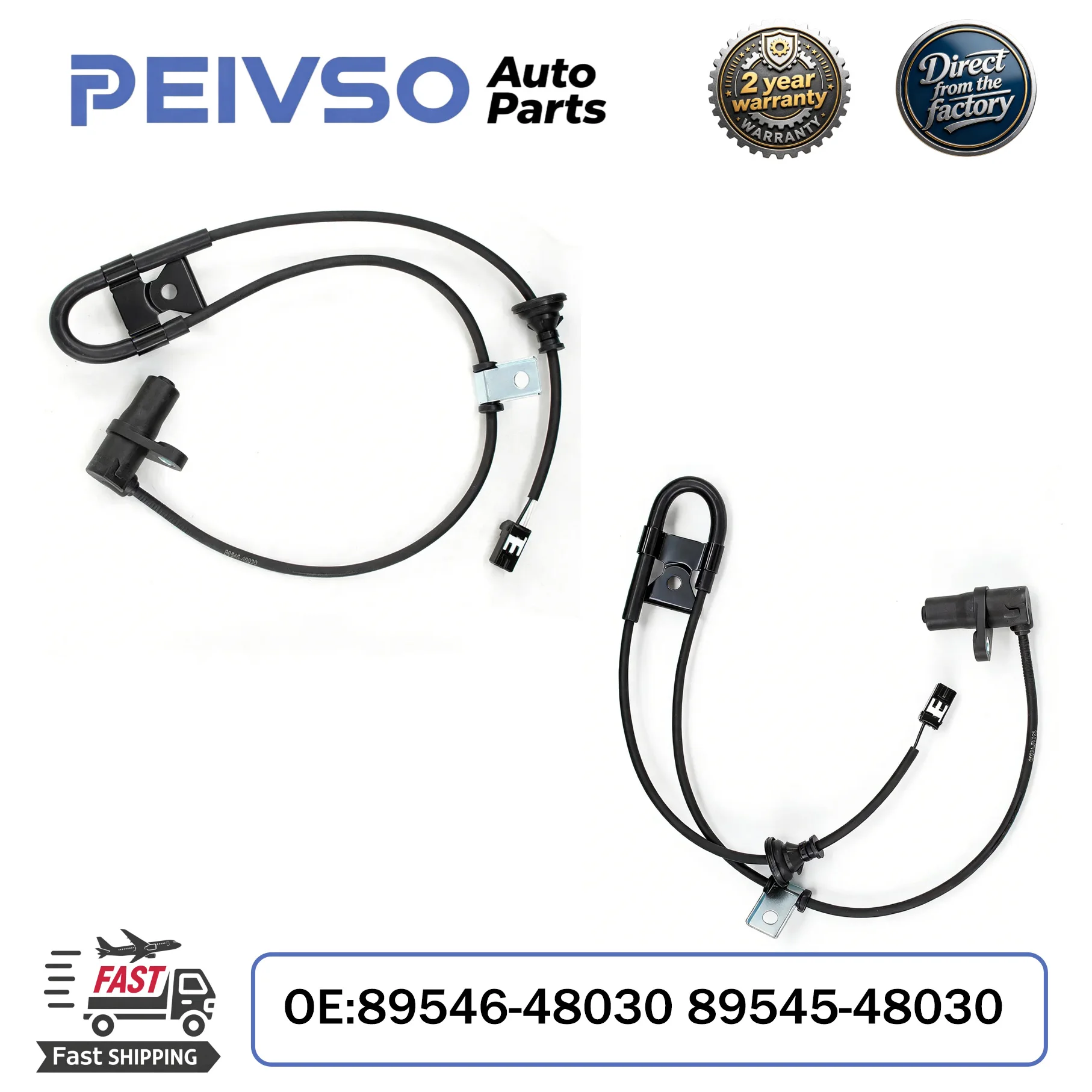 PEIVSO NEW 89546-48030 89545-48030 Rear LH/RH ABS Wheel Speed Sensor For Lexus RX350 RX400h Toyota Highlander
PEIVSO NEW 89546-48030 89545-48030 Rear LH/RH ABS Wheel Speed Sensor For Lexus RX350 RX400h Toyota Highlander
