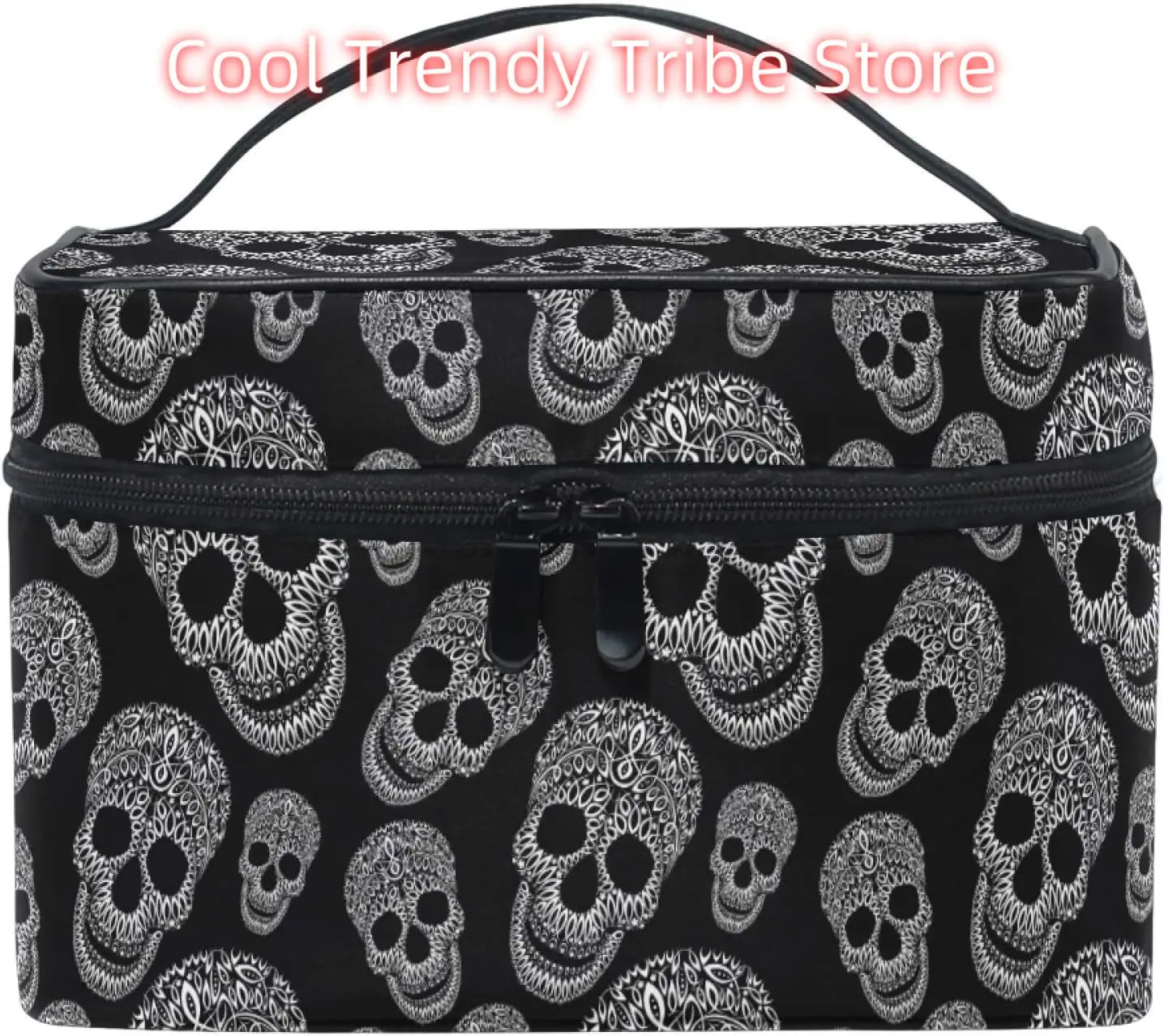 Skulls 065 Makeup Bag, Skull Print Travel Makeup Organizer Bag Cosmetic Cases Toiletry Bags for Girl Women Ladies
Skulls 065 Makeup Bag, Skull Print Travel Makeup Organizer Bag Cosmetic Cases Toiletry Bags for Girl Women Ladies