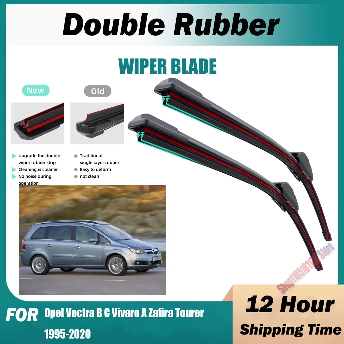 Durable Double Rubber Front Wiper Brushes Windscreen Cutter Accessories For Opel Vectra B C Vivaro A Zafira Tourer
Durable Double Rubber Front Wiper Brushes Windscreen Cutter Accessories For Opel Vectra B C Vivaro A Zafira Tourer