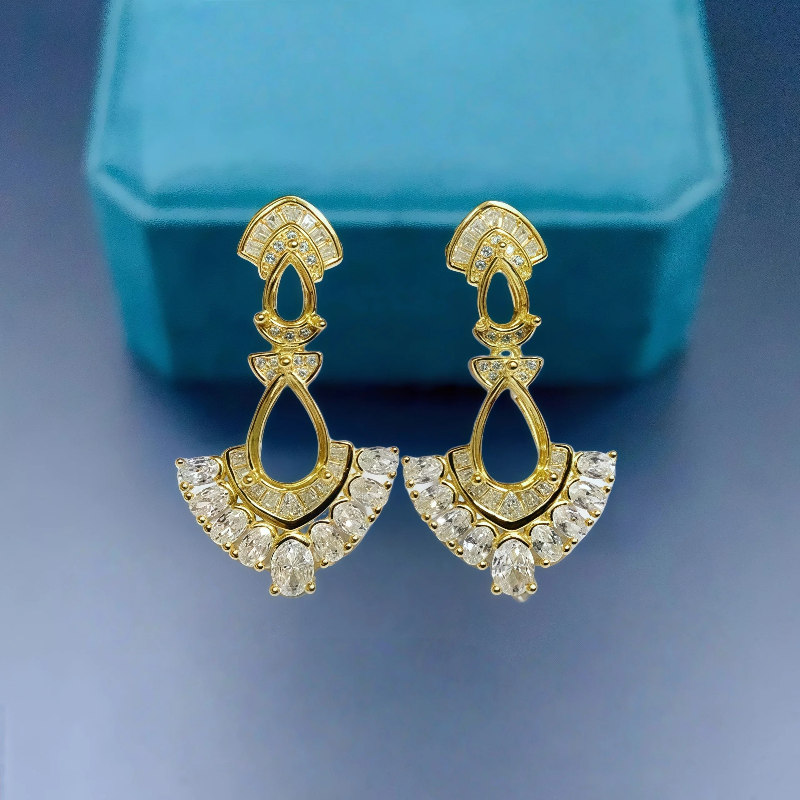Fashion DIY Earrings Empty Holder S925 Sterling Silver Setting 4*6/6*9mm Water Drop Stone Fine Charm Weddings Jewelry for Woman
Fashion DIY Earrings Empty Holder S925 Sterling Silver Setting 4*6/6*9mm Water Drop Stone Fine Charm Weddings Jewelry for Woman