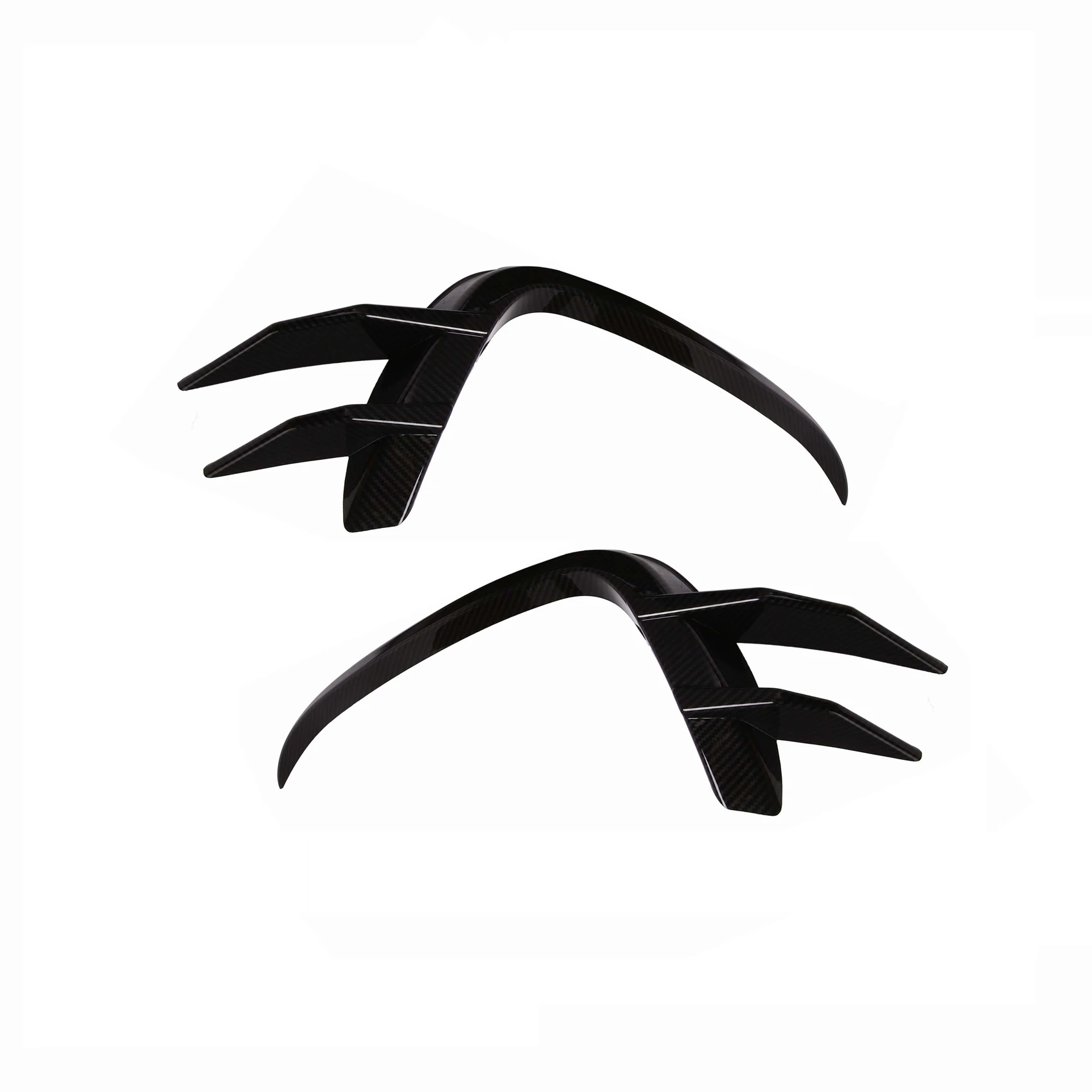 2Pcs Car Front Bumper Splitters Side Wind Knife Fog Lamp Eyebrow For Honda Civic 10Th 2016-2018
2Pcs Car Front Bumper Splitters Side Wind Knife Fog Lamp Eyebrow For Honda Civic 10Th 2016-2018