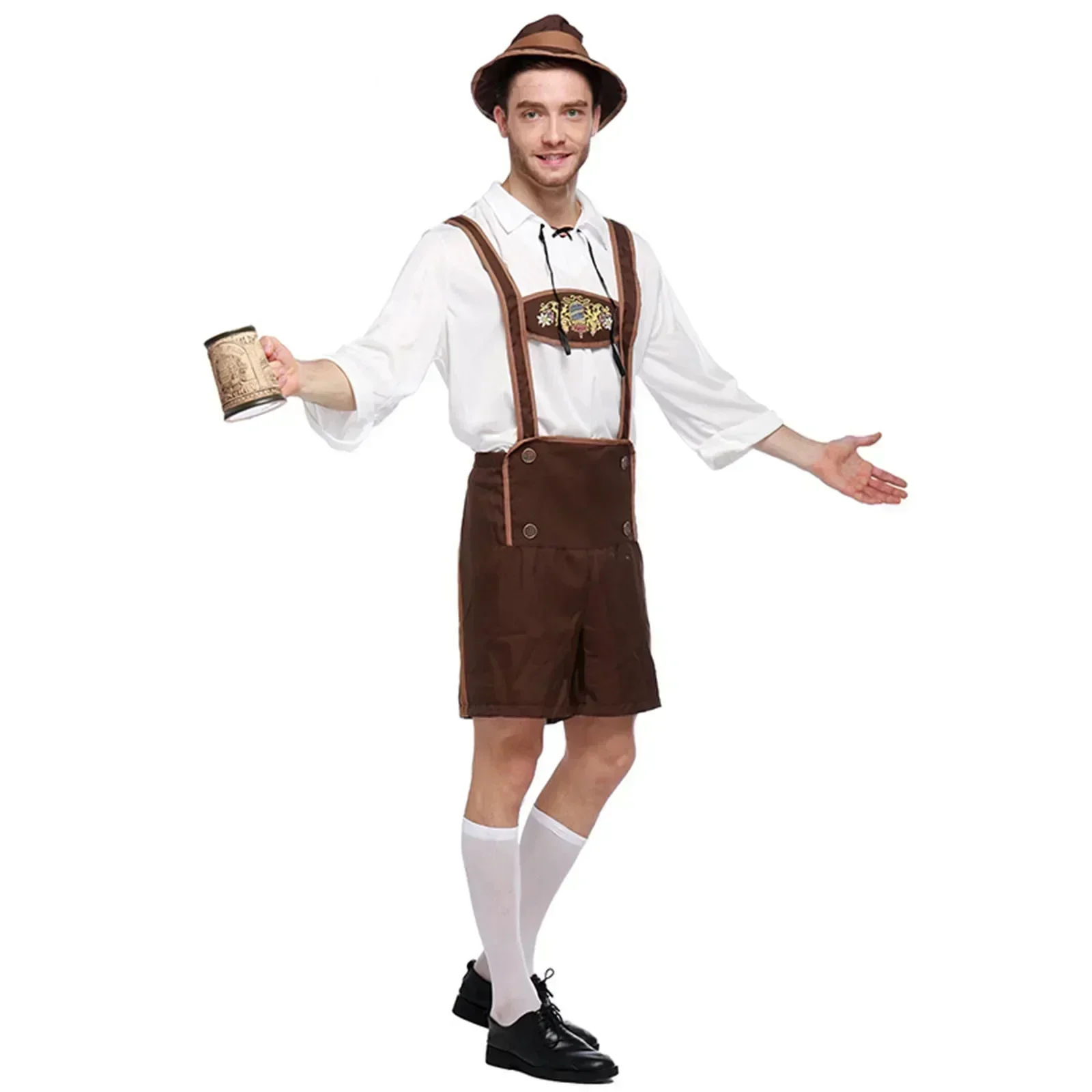 2025 Halloween Nieuwe Duits 3Pc Podiumkostuum Pak 1Pc Slabbetje Kort + 1Pc Hoeden Traditioneel Bier Festival Kleding Geruit
2025 Halloween Nieuwe Duits 3Pc Podiumkostuum Pak 1Pc Slabbetje Kort + 1Pc Hoeden Traditioneel Bier Festival Kleding Geruit