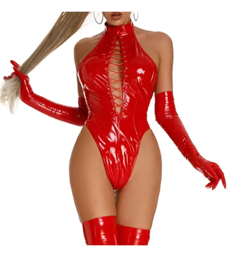 Горячее сексуальное боди на молнии с открытой промежностью, блестящее боди из искусственной кожи, порно с открытой грудью, латексный купальник с мокрым эффектом, женский сексуальный купальник без рукавов
Горячее сексуальное боди на молнии с открытой промежностью, блестящее боди из искусственной кожи, порно с открытой грудью, латексный купальник с мокрым эффектом, женский сексуальный купальник без рукавов