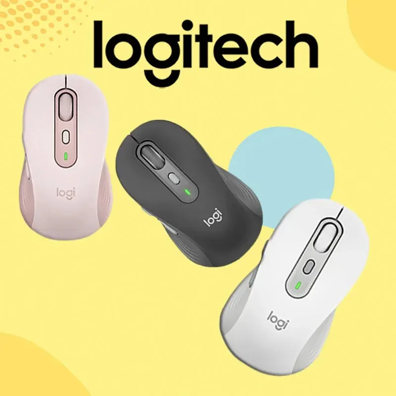 Logitech M750 Wireless Mouse Speed USB Receiver 18 Months Battery Life Smooth Tracking Windows Mac Comfortable Touch