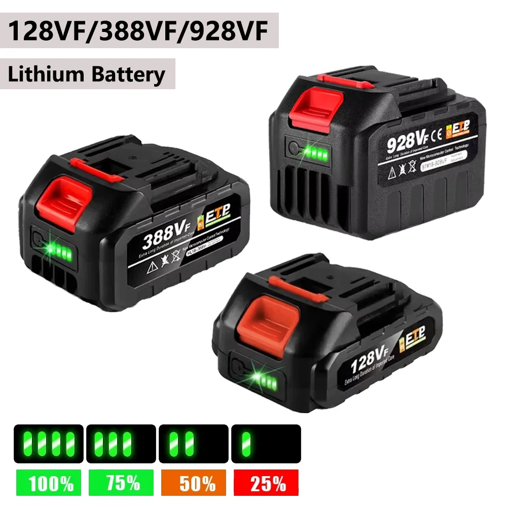 21V 20V 22500mAh 15000mAh 7500mAh Rechargeable Lithium Ion Battery for Makita Electric Wrench Power Tools 18V Battery
21V 20V 22500mAh 15000mAh 7500mAh Rechargeable Lithium Ion Battery for Makita Electric Wrench Power Tools 18V Battery