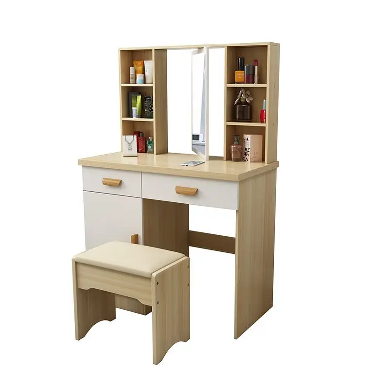 Dresser Small apartment simple modern rotating mirror dressing table with drawers storage cabinet dressing table
Dresser Small apartment simple modern rotating mirror dressing table with drawers storage cabinet dressing table