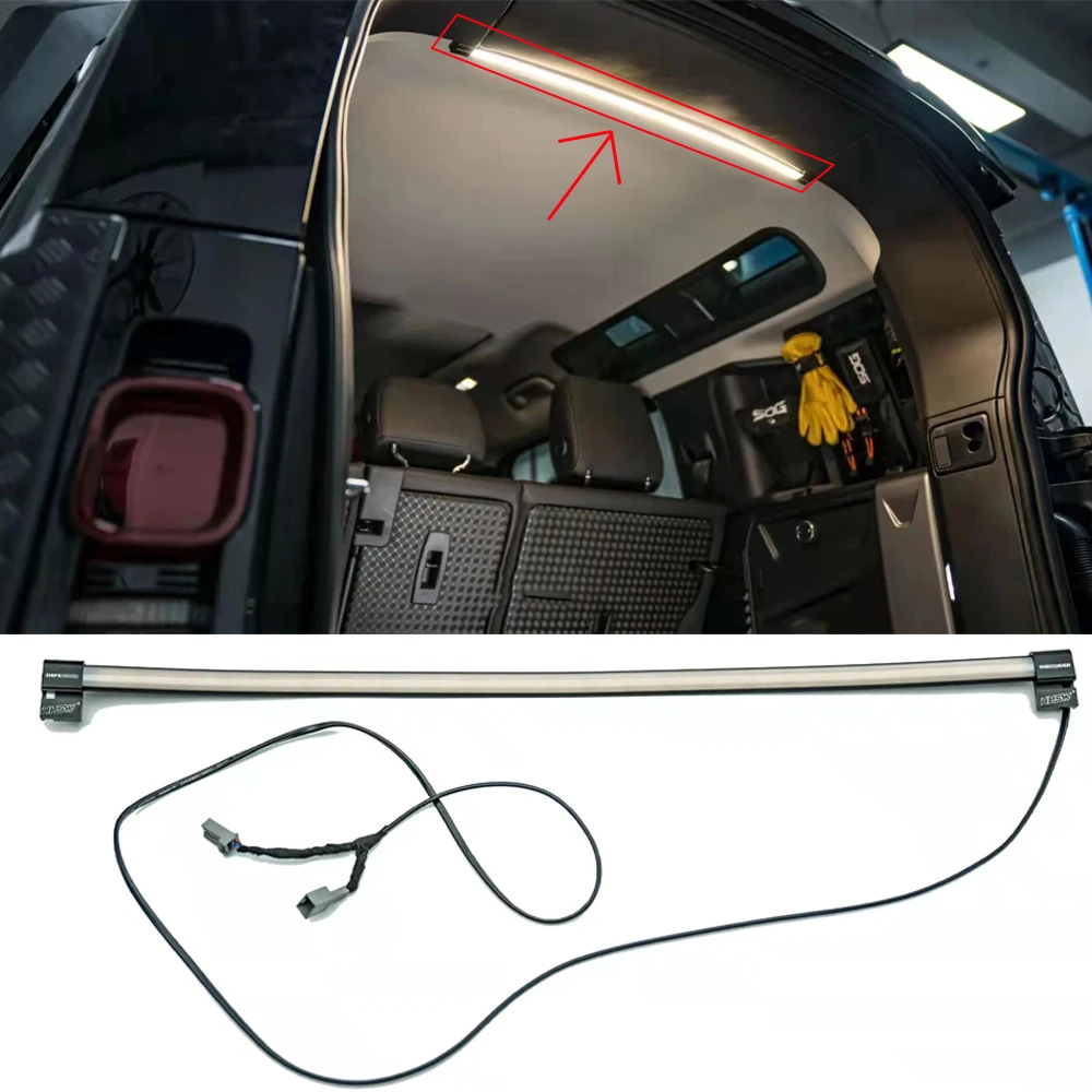 1Pcs Trunk Rear Interior LED Light Lamp Fits for Land Rover Defender 130 2022 2023
1Pcs Trunk Rear Interior LED Light Lamp Fits for Land Rover Defender 130 2022 2023