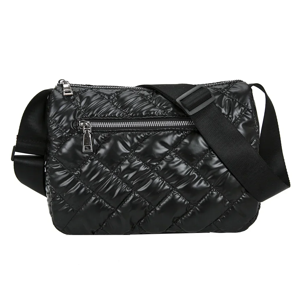 Fashion Nylon padded quilted bag for Women Space Cotton Shoulder Bag Soft Fluffy Black Crossbody Handbag Female Shopper Bag Lady
Fashion Nylon padded quilted bag for Women Space Cotton Shoulder Bag Soft Fluffy Black Crossbody Handbag Female Shopper Bag Lady