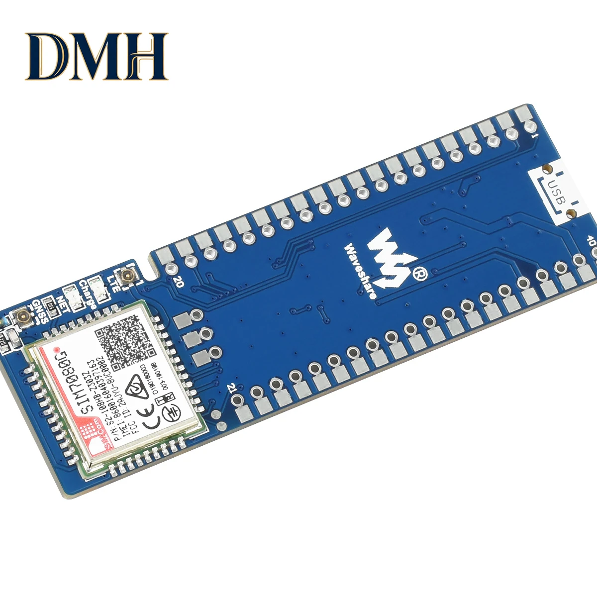 DMH-Waveshare SIM7080G NB-IoT / Cat-M(eMTC) / GNSS Module for Raspberry Pi Pico Global Band Support
DMH-Waveshare SIM7080G NB-IoT / Cat-M(eMTC) / GNSS Module for Raspberry Pi Pico Global Band Support