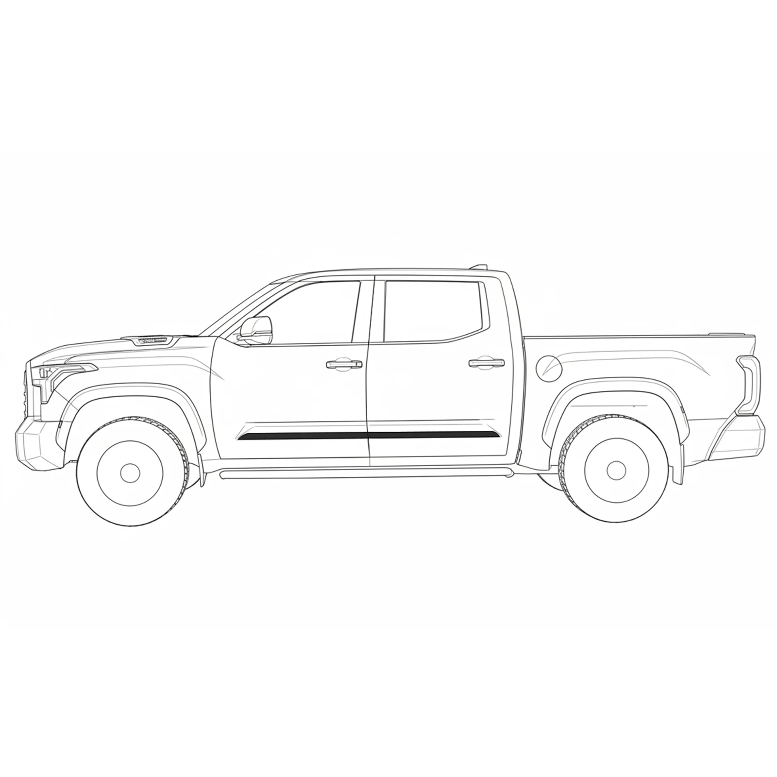 Car Exterior Side Door Moulding Strip Body Frame Decorative Protection Trim For Toyota Tundra 2022-2025 Accessories
Car Exterior Side Door Moulding Strip Body Frame Decorative Protection Trim For Toyota Tundra 2022-2025 Accessories