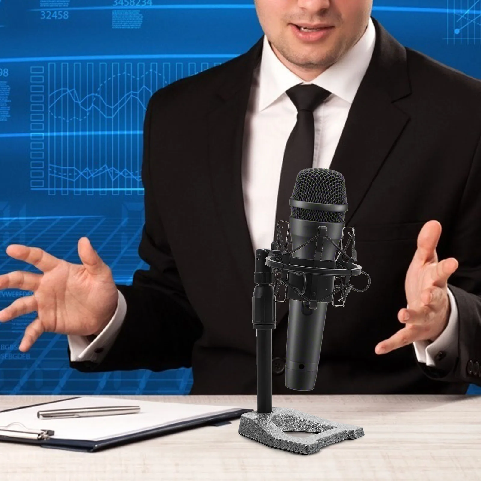 Metal Mic St Boom Arm Flexible Noise Free Movement Desktop Microphone Holder Broadcast Recording Singing
Metal Mic St Boom Arm Flexible Noise Free Movement Desktop Microphone Holder Broadcast Recording Singing