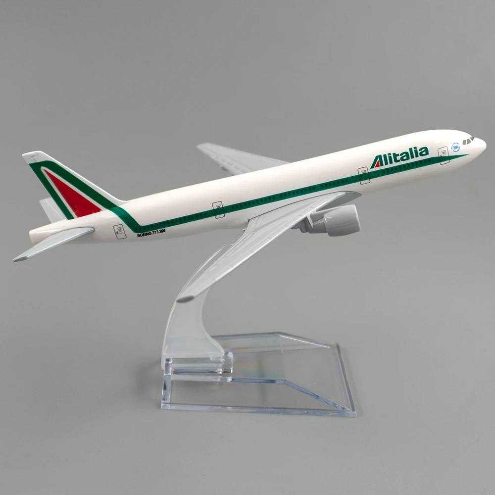 1/400 Scale Alloy Aircraft Boeing 777 Alitalia 16cm Alloy Plane B777 Model Toys Children Kids Gift for Collection
1/400 Scale Alloy Aircraft Boeing 777 Alitalia 16cm Alloy Plane B777 Model Toys Children Kids Gift for Collection