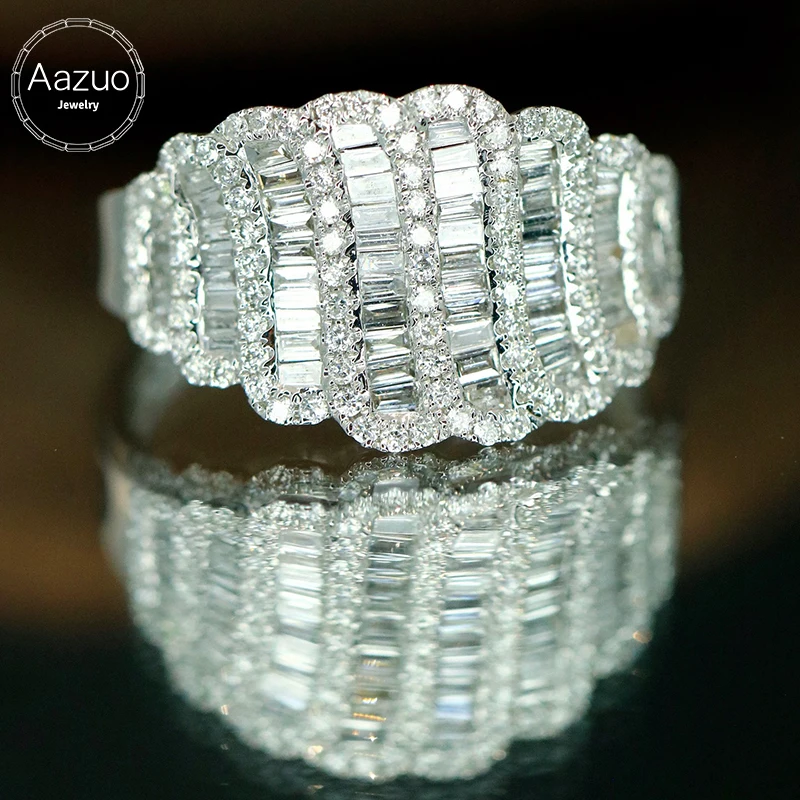 Aazuo Fine Jewelry 18K Solid White gold Yellow Gold Real Diamonds 0.80ct Luxury Lace Ring Gift For Woman Advanced Banquet AU750
Aazuo Fine Jewelry 18K Solid White gold Yellow Gold Real Diamonds 0.80ct Luxury Lace Ring Gift For Woman Advanced Banquet AU750