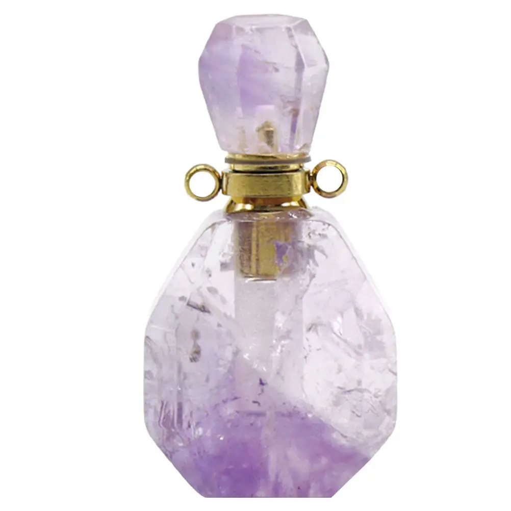 Natural Fluorite Crystal Wishing Bottle Mini Aromatherapy Perfume Pendant Lightweight Sturdy Hanging Necklace for Women Festival
Natural Fluorite Crystal Wishing Bottle Mini Aromatherapy Perfume Pendant Lightweight Sturdy Hanging Necklace for Women Festival