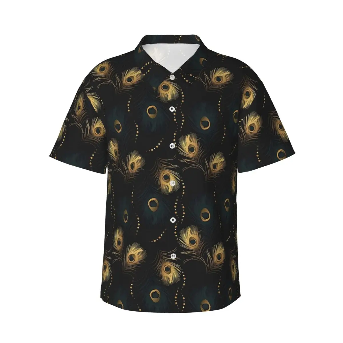 Hawaiian Shirt Beach Golden Peacock Feather Blouses Animal Vintage Casual Shirts Man Short-Sleeve Breathable Clothes
Hawaiian Shirt Beach Golden Peacock Feather Blouses Animal Vintage Casual Shirts Man Short-Sleeve Breathable Clothes