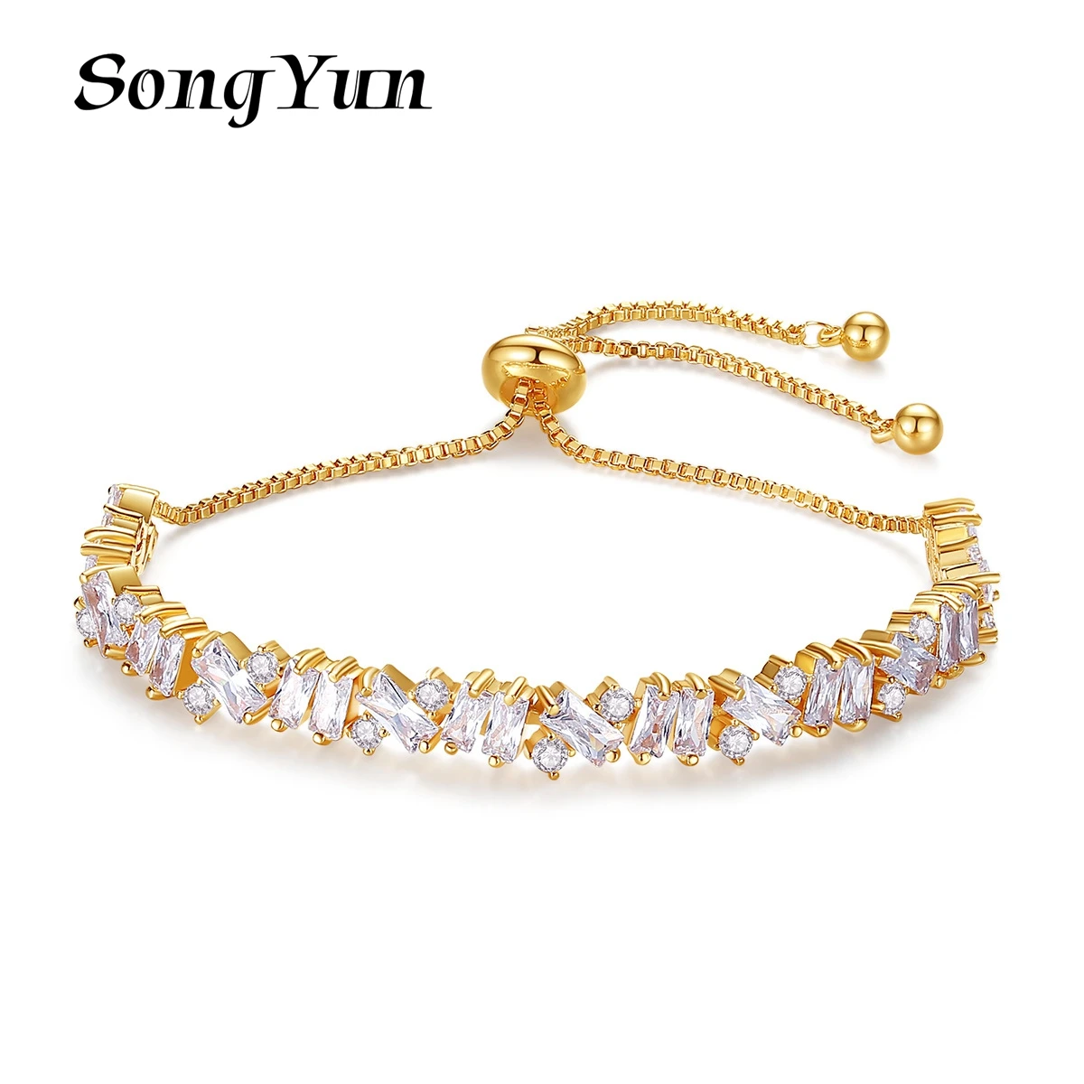 Браслет SongYun Jewelry Manufacturer MHT: модный корейский стиль, латунь, циркон, кристаллы, регулируемый шнурок
Браслет SongYun Jewelry Manufacturer MHT: модный корейский стиль, латунь, циркон, кристаллы, регулируемый шнурок