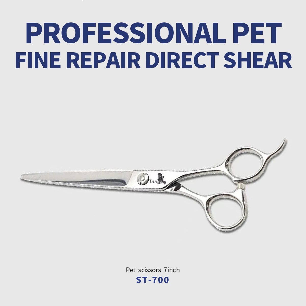 TAA it it 7 inch macro tooth finishing straight scissors ST700 pet beautician special scissors
TAA it it 7 inch macro tooth finishing straight scissors ST700 pet beautician special scissors