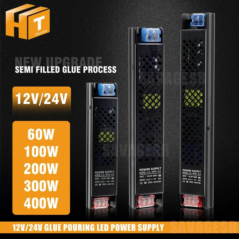 Блок питания для светодиодов DC 12В 24В 60Вт 100Вт 200Вт 300Вт 400Вт, трансформатор AC110-220В для светодиодных лент
Блок питания для светодиодов DC 12В 24В 60Вт 100Вт 200Вт 300Вт 400Вт, трансформатор AC110-220В для светодиодных лент
