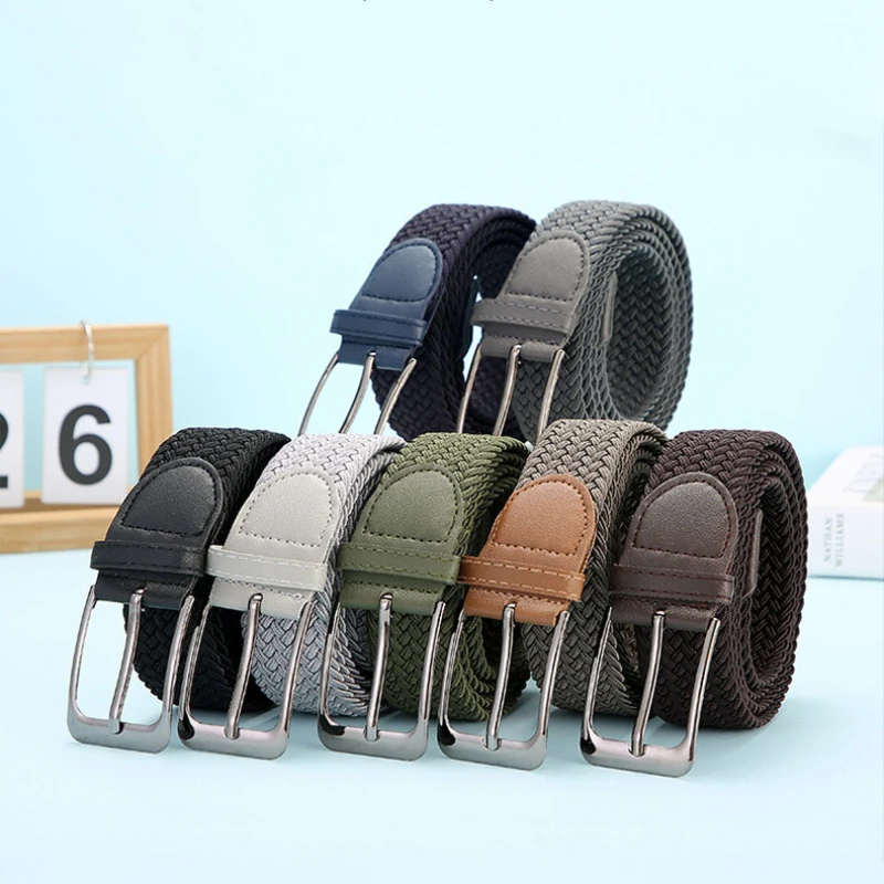 Plus Large Size 130 140 150cm Elastic Woven Belt Casual Women Men's Punched Waist Straps Stretch Canvas Pin Buckle Trouser Belts
Plus Large Size 130 140 150cm Elastic Woven Belt Casual Women Men's Punched Waist Straps Stretch Canvas Pin Buckle Trouser Belts