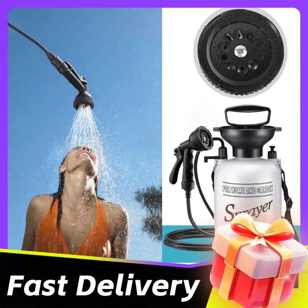 Camping Shower with 3 Meter Long Hose Portable Water Sprayer Multi-Functional Shower Pump for Hiking Traveling Garden Beach Pet
Camping Shower with 3 Meter Long Hose Portable Water Sprayer Multi-Functional Shower Pump for Hiking Traveling Garden Beach Pet