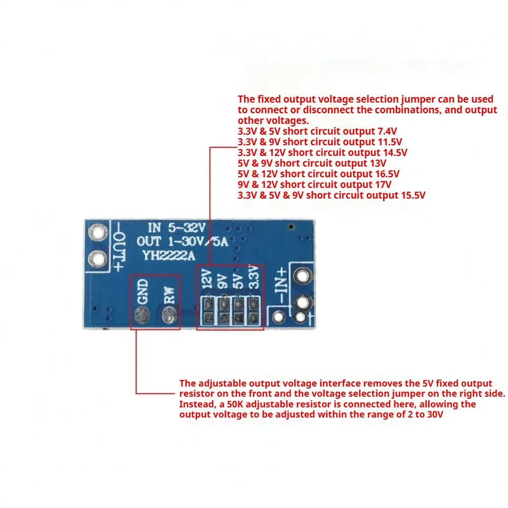 5A 6A DC-DC Step-up/Step-down Module 3.3V/5V/9V/12V Fixed Output 92-94% Efficiency Over Temp Protection for Drone RC Airplane
5A 6A DC-DC Step-up/Step-down Module 3.3V/5V/9V/12V Fixed Output 92-94% Efficiency Over Temp Protection for Drone RC Airplane