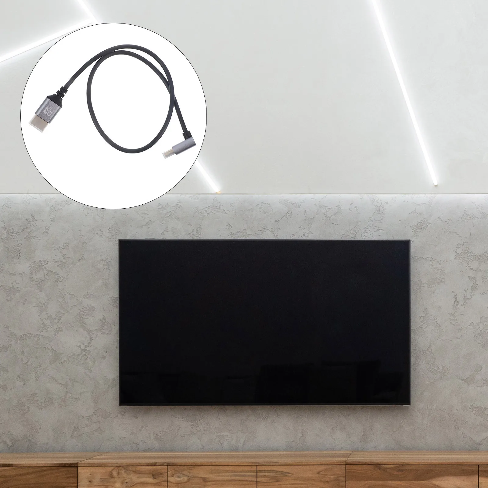 8K Video Cable High .1 Male To Male 0.5M Short Video Wire For Monitor Laptop Projector Pc Connector Adapter
8K Video Cable High .1 Male To Male 0.5M Short Video Wire For Monitor Laptop Projector Pc Connector Adapter