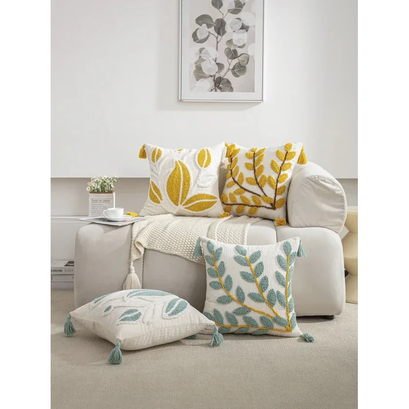 Luxury home throw pillow covers with fresh willow plant patterns, suitable for bedrooms, living rooms and sofas.
Luxury home throw pillow covers with fresh willow plant patterns, suitable for bedrooms, living rooms and sofas.