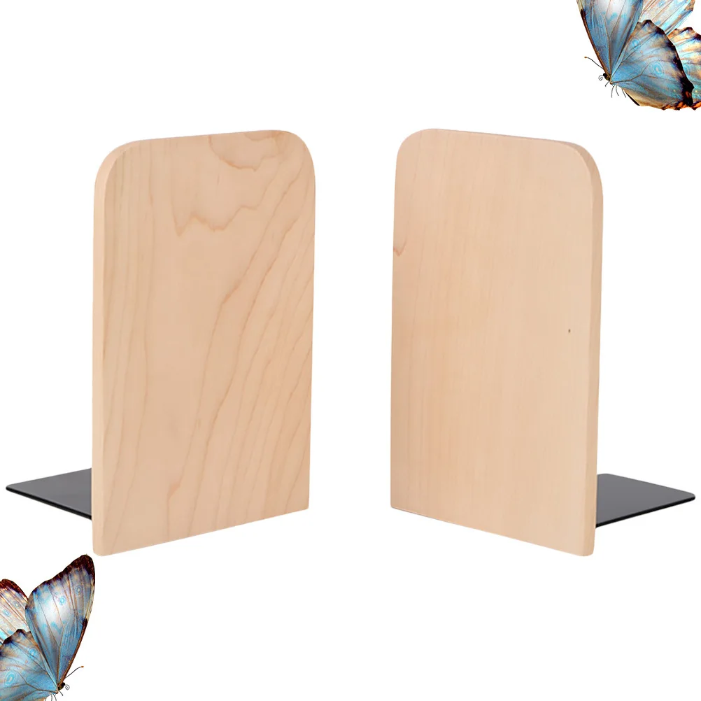 2Pcs Solid Wood Bookends Heavy Duty Book Stands for Table Desktop Organizer Holds Books Magazines Files Stable Non Scratch
2Pcs Solid Wood Bookends Heavy Duty Book Stands for Table Desktop Organizer Holds Books Magazines Files Stable Non Scratch