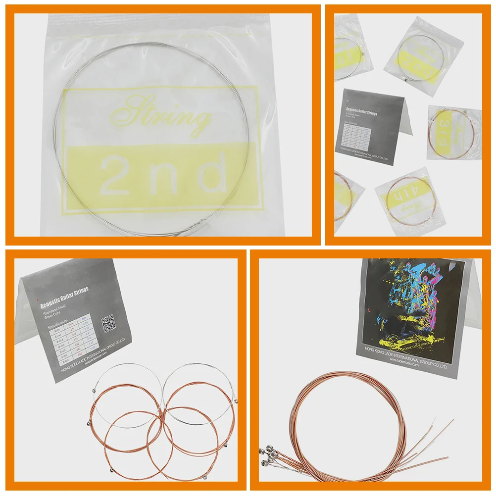 6Pcs Phosphor Bronze Guitar Strings Acoustic Folk Bass Maintenance Cleanliness Tone Improvement Replacement Guitar Strings 
6Pcs Phosphor Bronze Guitar Strings Acoustic Folk Bass Maintenance Cleanliness Tone Improvement Replacement Guitar Strings