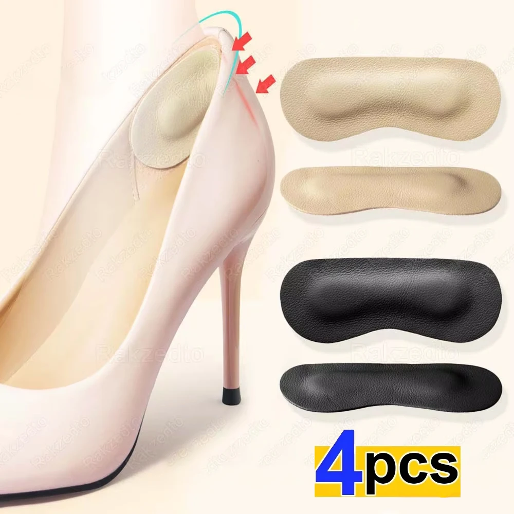 4Pcs Cowhide Heel Protector Stickers for Sneakers & High Heels Pain Relief Patch Non-Slip Heel Pads for Shoes Too Big Insert
4Pcs Cowhide Heel Protector Stickers for Sneakers & High Heels Pain Relief Patch Non-Slip Heel Pads for Shoes Too Big Insert