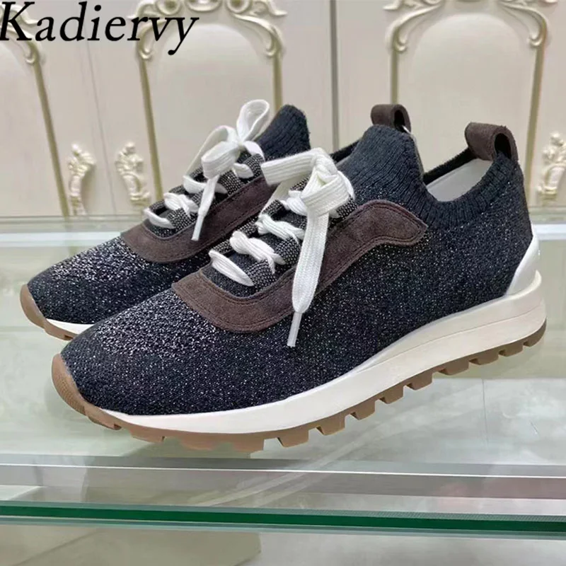 Casual Sneakers Women Lace Up Round Toe Summer Shoes Knitting Breathable Outdoors Flat Shoes Leisure Running Shoes Woman
Casual Sneakers Women Lace Up Round Toe Summer Shoes Knitting Breathable Outdoors Flat Shoes Leisure Running Shoes Woman