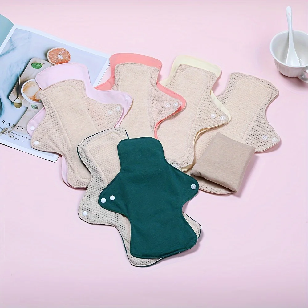 5pcs Reusable Cotton Mesh Sanitary Pads Washable Breathable Comfortable Underwear Panty Liners Sanitary Towels for Summer
5pcs Reusable Cotton Mesh Sanitary Pads Washable Breathable Comfortable Underwear Panty Liners Sanitary Towels for Summer