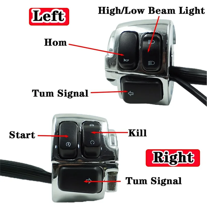 Leading-Edge-For XL883 Sportster Dyna V-ROD Softail Motorcycle Handlebar Turn Signal Control Switch, 1 Inch 25Mm Accessor
Leading-Edge-For XL883 Sportster Dyna V-ROD Softail Motorcycle Handlebar Turn Signal Control Switch, 1 Inch 25Mm Accessor