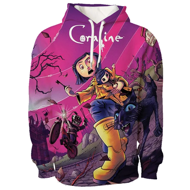 Coraline Cartoon Film Pattern Clothing Harajuku Adult Fashion Casual Hoodied Teen O Neck Hoodies Y2k Autumn Winter Sweatshirt
Coraline Cartoon Film Pattern Clothing Harajuku Adult Fashion Casual Hoodied Teen O Neck Hoodies Y2k Autumn Winter Sweatshirt
