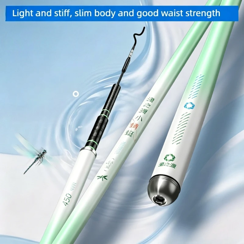 Dragonfly Crucian Rod, Ultra-Light All-Round Match Pole, Yellowing-Resistant Coating Corrosion-Proof, Carbon Hand Fishing Rod
Dragonfly Crucian Rod, Ultra-Light All-Round Match Pole, Yellowing-Resistant Coating Corrosion-Proof, Carbon Hand Fishing Rod