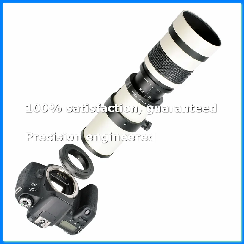 420-800mm Telephoto Zoom Lens Manual Zoom Lens SLR Camera Lens Suitable for Cameras-A22U
420-800mm Telephoto Zoom Lens Manual Zoom Lens SLR Camera Lens Suitable for Cameras-A22U