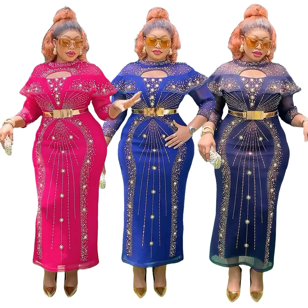 African Dresses for Women Plus Size Sequin Evening Party Long Dress Elegant Dashiki Ankara Outfits Robe African Clothes Vestidos
African Dresses for Women Plus Size Sequin Evening Party Long Dress Elegant Dashiki Ankara Outfits Robe African Clothes Vestidos