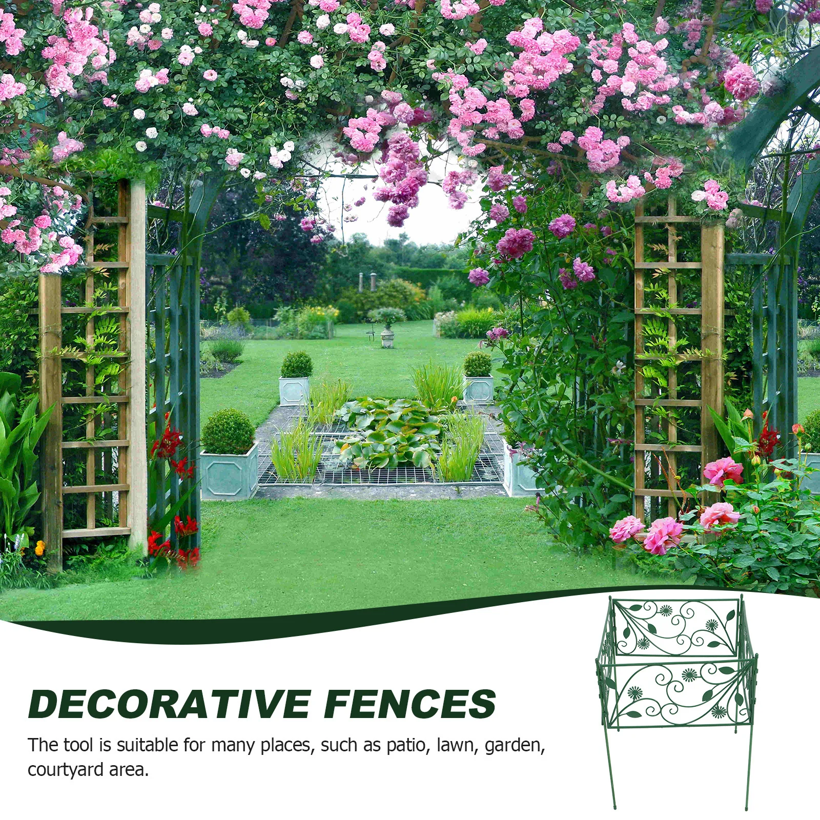 1Set Plant Climbing Trellis Vine Decorative Screen Durable Garden Fence Support Stand for Patio Lawn Garden Yard Plants
1Set Plant Climbing Trellis Vine Decorative Screen Durable Garden Fence Support Stand for Patio Lawn Garden Yard Plants