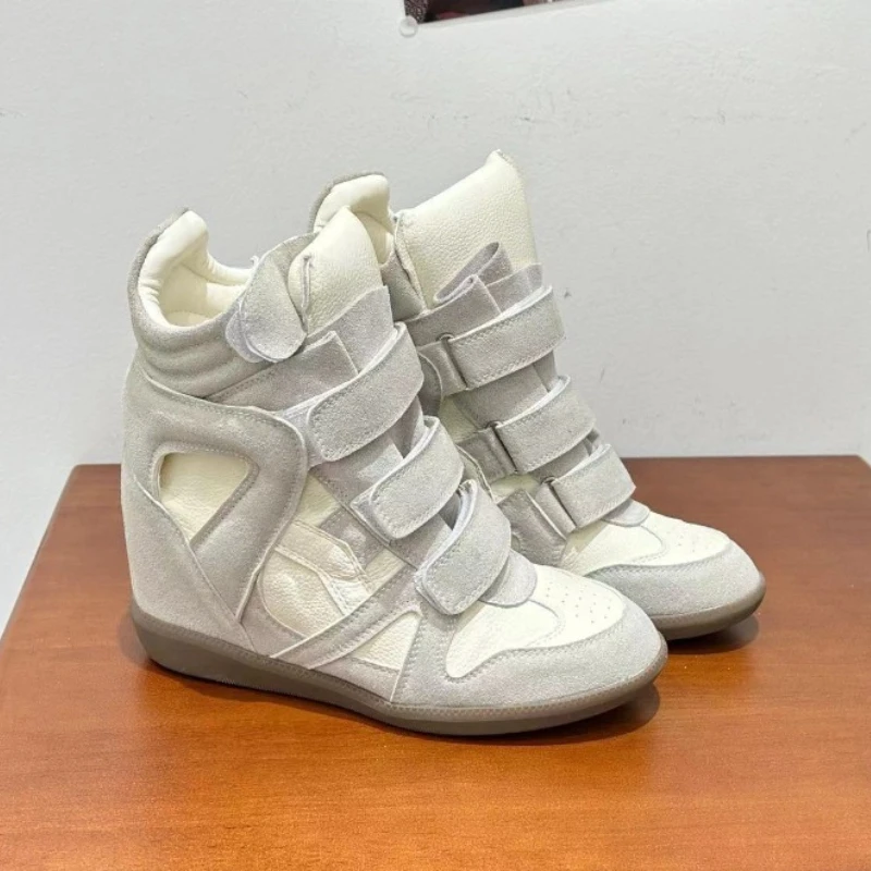 Women's Ankle Boots 2026 New Genuine Leather 8CM Hidden Heel Women Platform Casual Sneakers Luxury Women Boots Heightening Shoes
Women's Ankle Boots 2026 New Genuine Leather 8CM Hidden Heel Women Platform Casual Sneakers Luxury Women Boots Heightening Shoes