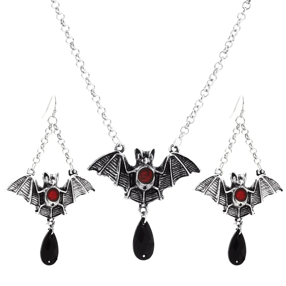 Goth Gifts Bat Earrings Gothic Necklace Pendant Jewelry Delicate Halloween Funny Ears Pendants Alloy Ornament Baroque Miss
Goth Gifts Bat Earrings Gothic Necklace Pendant Jewelry Delicate Halloween Funny Ears Pendants Alloy Ornament Baroque Miss