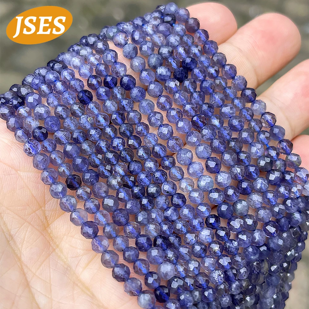 JSES AA Natural Iolite 4mm Faceted Loose Stone Beads for Jewelry Making Bracelets Necklace Small Tiny Seed Beads DIY Accessories
JSES AA Natural Iolite 4mm Faceted Loose Stone Beads for Jewelry Making Bracelets Necklace Small Tiny Seed Beads DIY Accessories