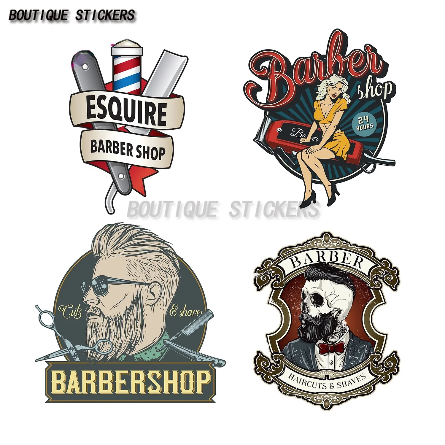 Fashion barber shop car sticker waterproof pvc sticker car motorcycle decorative accessories notebook computer wall sticker
Fashion barber shop car sticker waterproof pvc sticker car motorcycle decorative accessories notebook computer wall sticker
