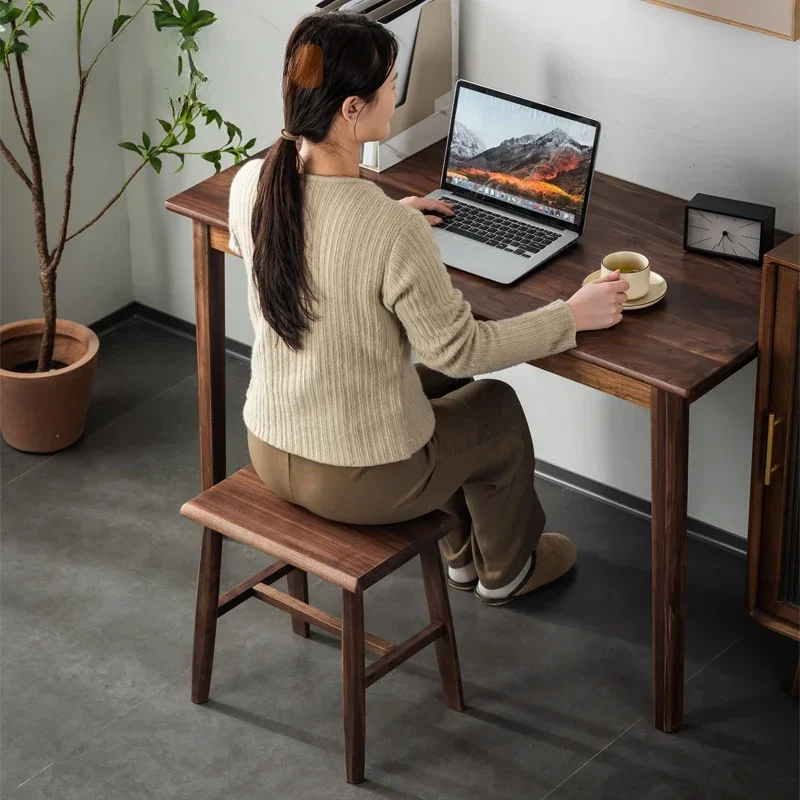 Black Walnut Wood Tea Table Seat High-grade Dining Stools Entryway Shoe Changing Stool Bedroom Wooden Makeup Seating
Black Walnut Wood Tea Table Seat High-grade Dining Stools Entryway Shoe Changing Stool Bedroom Wooden Makeup Seating