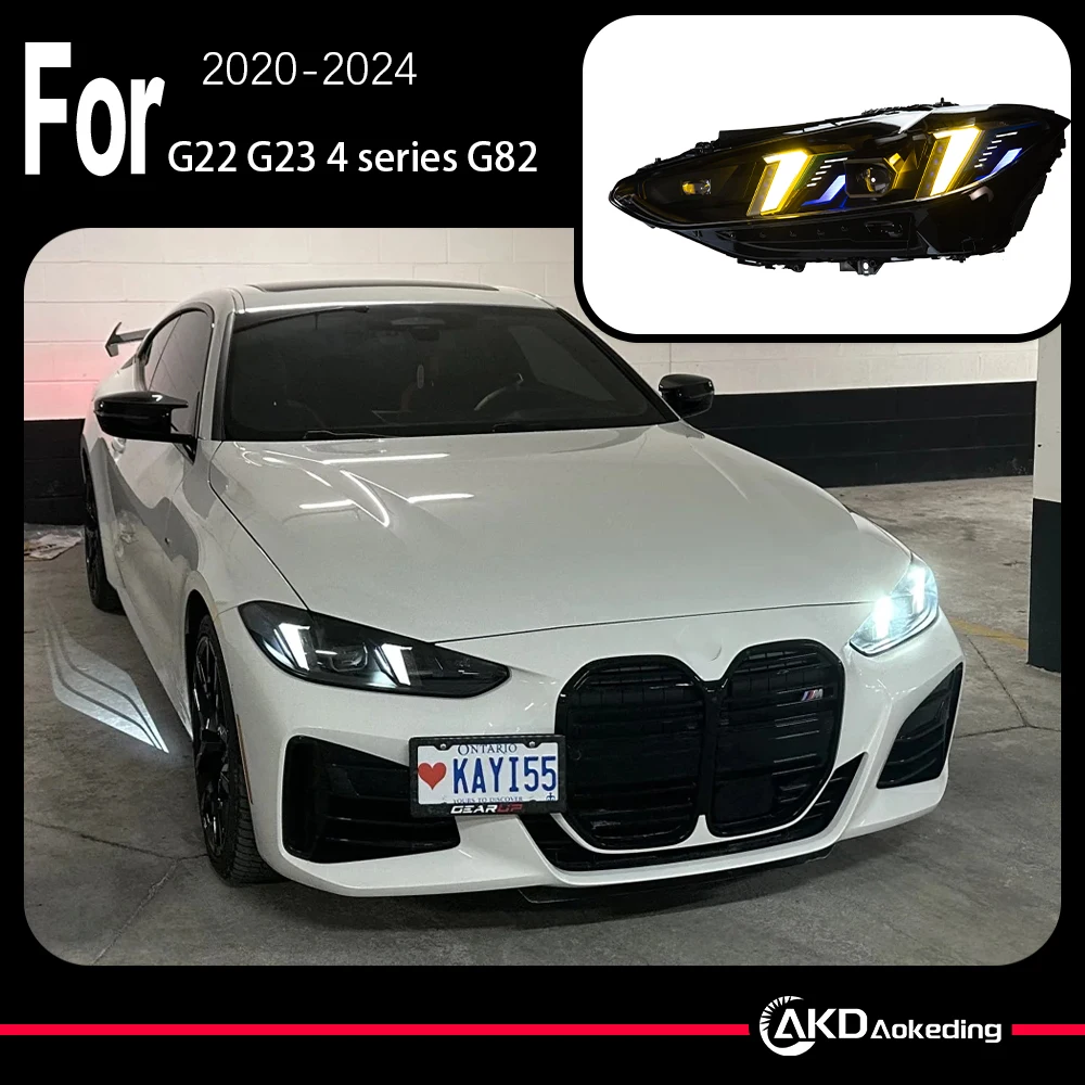 AKD Модель автомобиля Фара для BMW G22 G23 4 серии G82 Фары 2020-2023 Фара DRL Поворотник Дальнего света Объектив проектора
AKD Модель автомобиля Фара для BMW G22 G23 4 серии G82 Фары 2020-2023 Фара DRL Поворотник Дальнего света Объектив проектора