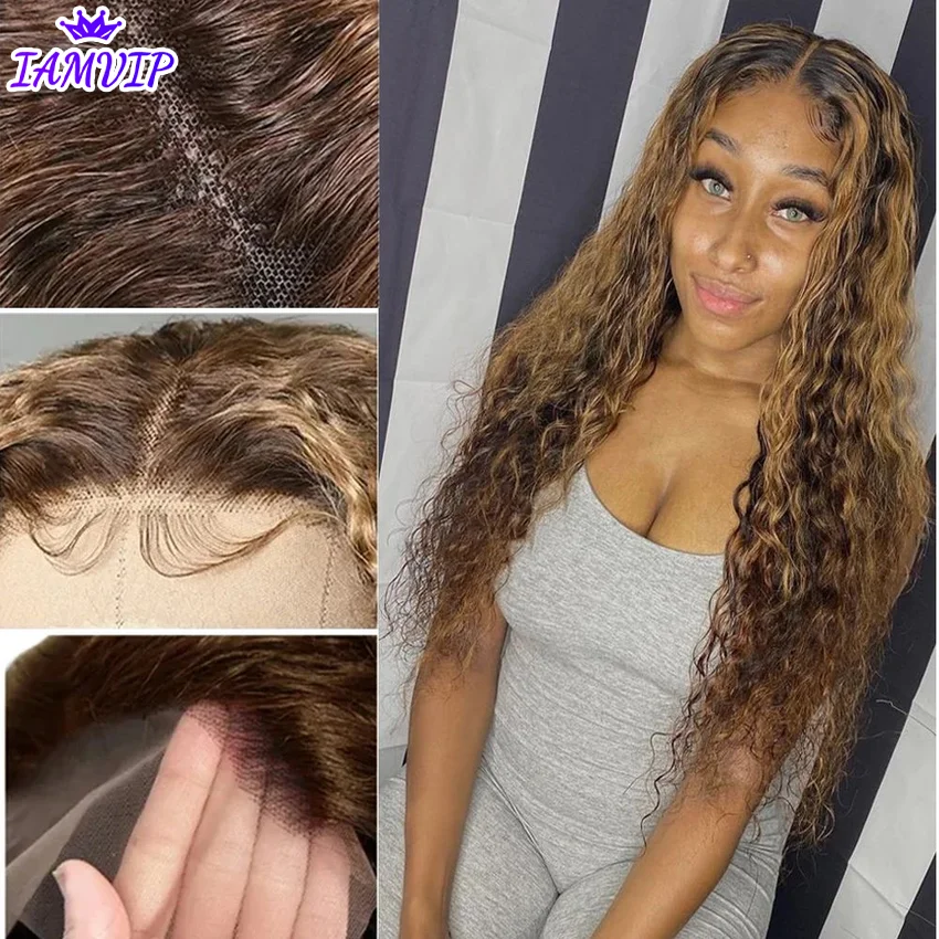 Highlight Deep Wave 13x6 Lace Frontal Wig Blonde Ombre Color Hd Transparent Curly Human Hair Water Wave Lace Font Wigs For Women
Highlight Deep Wave 13x6 Lace Frontal Wig Blonde Ombre Color Hd Transparent Curly Human Hair Water Wave Lace Font Wigs For Women