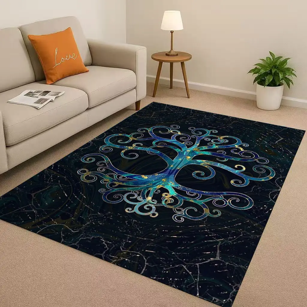 Colorful Tree of Life Yggdrasil Celtic Rune Living Room Non-Slip Area Rug Carpet for Bedroom Playroom Sofa,Home Decor Doormat
Colorful Tree of Life Yggdrasil Celtic Rune Living Room Non-Slip Area Rug Carpet for Bedroom Playroom Sofa,Home Decor Doormat