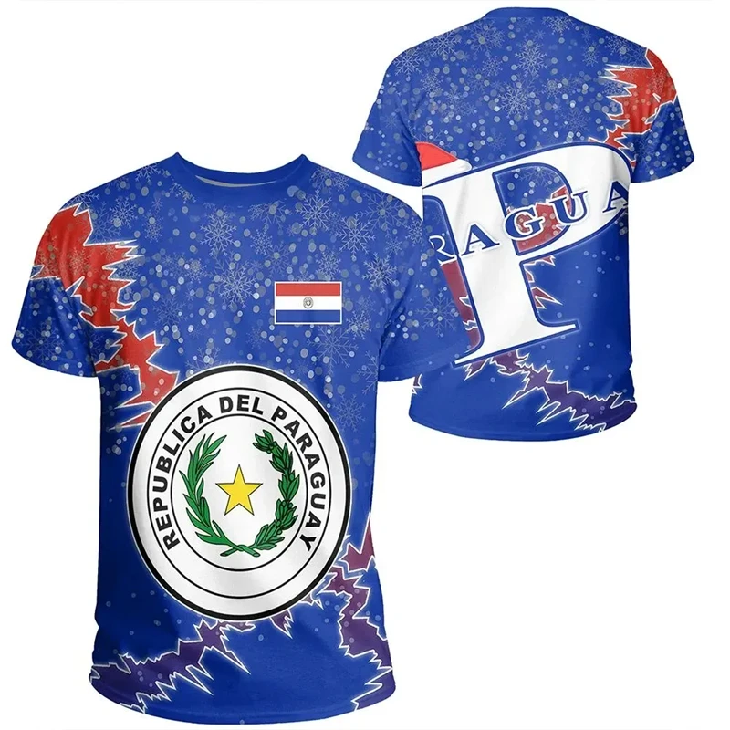 PARAGUAY 3D Print Sports Quick-dry Breathable Men T-shirt Outdoor Football Jersey Fan Training Parent-child Short Sleeve Clothes
PARAGUAY 3D Print Sports Quick-dry Breathable Men T-shirt Outdoor Football Jersey Fan Training Parent-child Short Sleeve Clothes