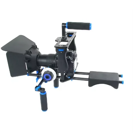 D221 Photographic Equipment Rabbit Cage Shoulder Bracket Kit SLR Shooting Stabilizer For Canon 5D3 For Nikon
D221 Photographic Equipment Rabbit Cage Shoulder Bracket Kit SLR Shooting Stabilizer For Canon 5D3 For Nikon