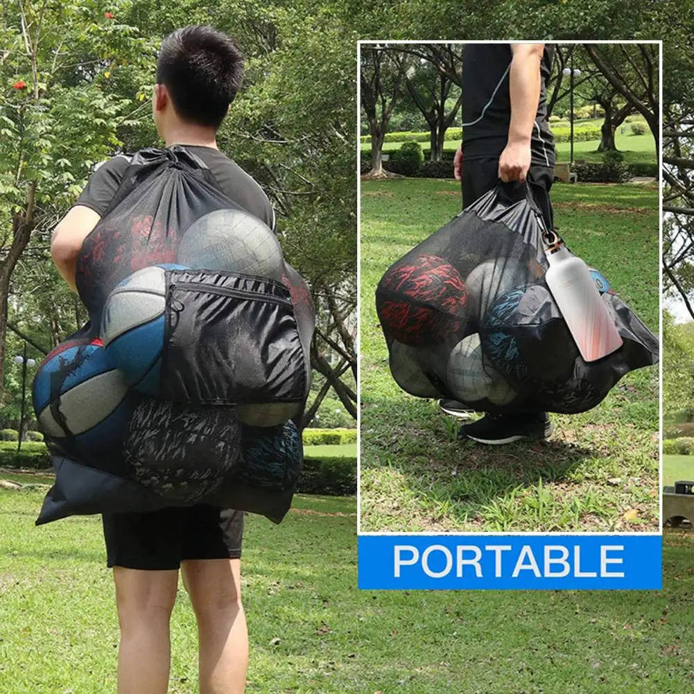 Mesh Ball Capacity Sports Ball Bag with Adjustable Shoulder Strap for Basketball Volleyball Soccer Drawstring Mesh for Sports
Mesh Ball Capacity Sports Ball Bag with Adjustable Shoulder Strap for Basketball Volleyball Soccer Drawstring Mesh for Sports